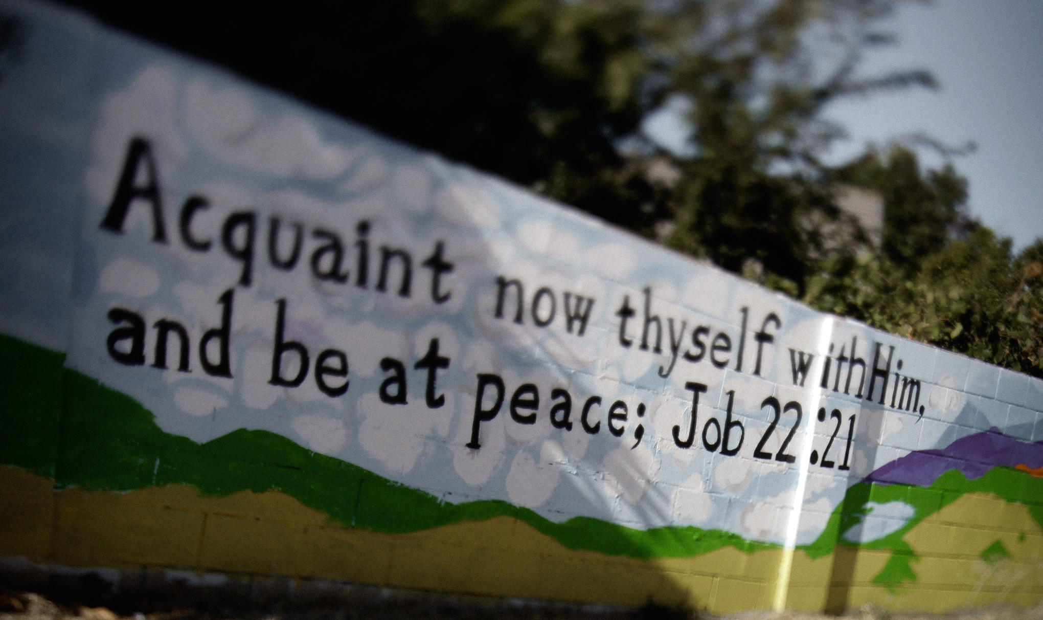 Job 22:11 says, Aquaint now thyself with Him; and be at peace. Photo ©2013 James Eslabon.